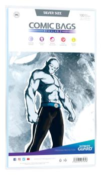 Ultimate Guard Comic Bags wiederverschließbar Silver Size (100)